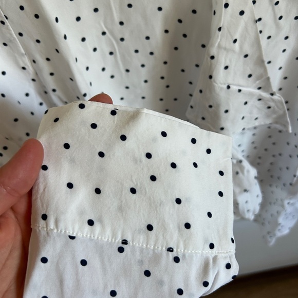 Hobbs London Polka Dot Blouse - Picture 2 of 8